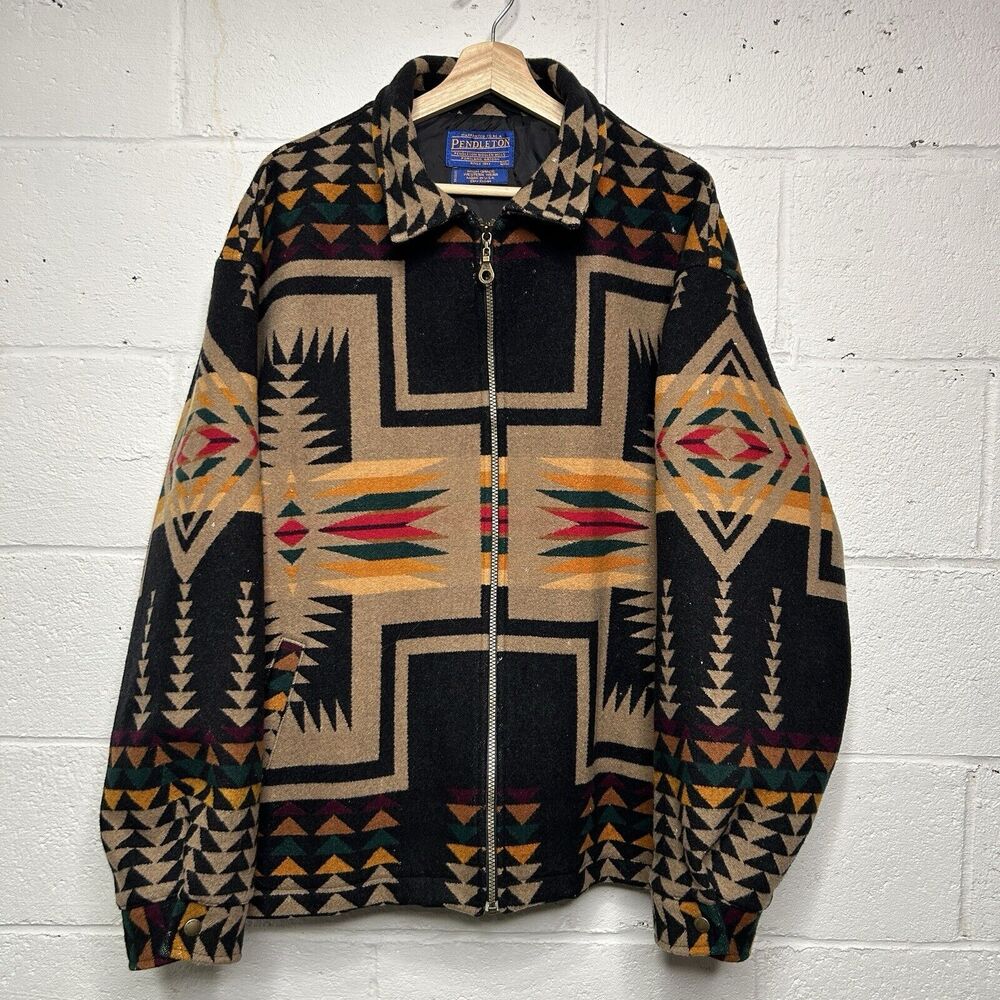 Vintage Pendleton Wool Navajo Western Wear Jacket 2024 - Picture 1 of 7
